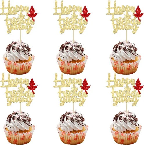 Vista 20 de Gyufise 24 decoraciones para cupcakes de otoño con texto en inglés "Miss to Mrs Cupcake Topper Champage Gold Fall Pumpkin Bride Shower Cake Toppers