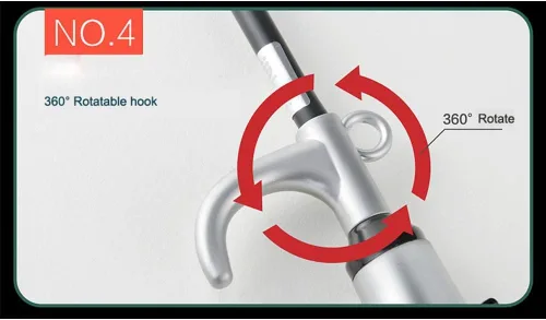 Vista 5 de Beduan Pistola de aire de alto volumen con protector de goma de aluminio Boquilla de flujo de aire Accesorios de compresor de aire Herramienta