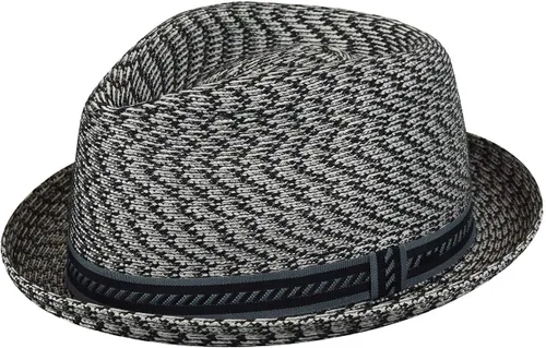 Vista 5 de Bailey of Hollywood Mannes - Sombrero trenzado Fedora Trilby para hombre Amphora