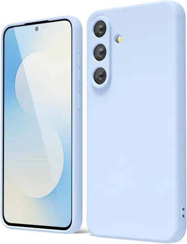 Vista 480 de oakxco Funda para teléfono Samsung Galaxy S8 de silicona líquida, delgada y fina de gel de goma suave TPU cubierta protectora simple llana