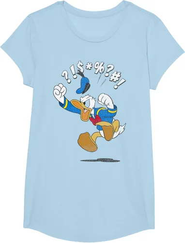 Vista 14 de Disney Mickey And Friends - Camiseta vintage de Donald Duck Angry Jump, Negro