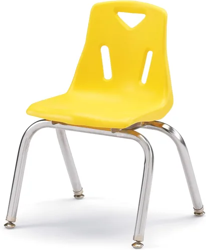 Vista 12 de Berries silla apilable con patas cromadas