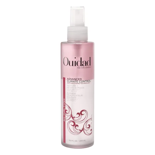 Vista 8 de Ouidad Control de clima avanzado Restore + Revive Spray bifásico - Refresca los rizos entre días de lavado, añade humedad y brillo con aceites
