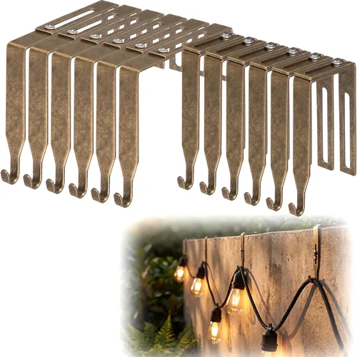 Vista 22 de Amylove 4 ganchos ajustables para cubículos, ganchos universales de metal para cubículos, para colgar puertas, ajustables para adaptarse a paneles