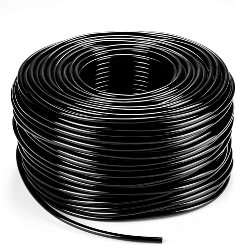 Vista 9 de Bonviee Tubo de riego de 1/2 pulgada con 4 paquetes de conectores de 6 vías, tubo de riego por goteo de 50 pies ideal para sistema de riego