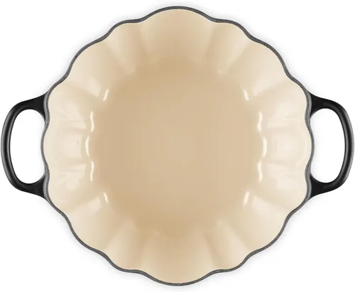 Vista 4 de Le Creuset Cocotte de calabaza de hierro fundido esmaltado, 4 cuartos de galón., regaliz