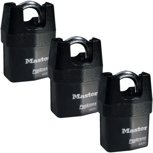 Vista 7 de Master Lock - Un (1) candado de alta seguridad serie Pro 6321NKA con tecnología BumpStop