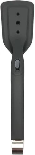 Vista 3 de Espátula y pinzas de silicona 2 en 1, espátula multiusos de 11.6 pulgadas, herramienta de cocina de cocina para voltear pescado, filete, panqueques