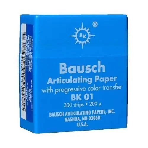 Vista 2 de Bausch BA-BK01 - Cinta precortada de papel articulado, forma (paquete de 300)