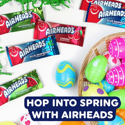 Vista 8 de Airheads Mini barras de caramelo, paquete variado de Taffy, bolsa de 80