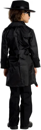 Vista 2 de Dress Up America Spy Costume for Kids - Deluxe Secret Agent Costume for Boys & Girls