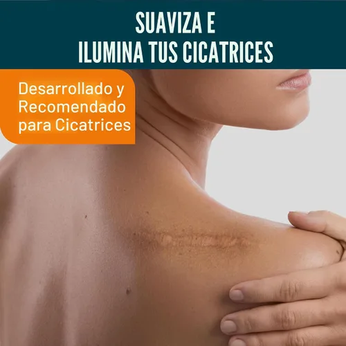 Vista 4 de Nuvadermis Paquete de cuidado de cicatrices - Gel avanzado para cicatrices y cinta de silicona para cicatrices
