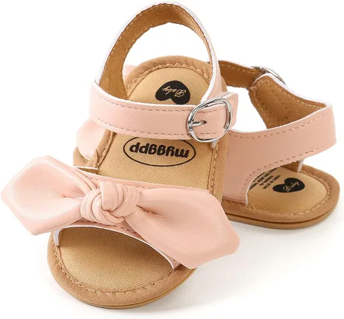 Vista 72 de Sandalias de verano para bebés, niñas y niños, unisex, antideslizantes, suela suave, transpirable, para primeros pasos, zapatos de playa al aire
