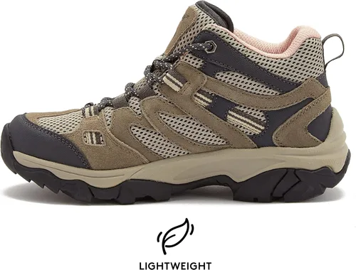 Vista 3 de HI-TEC Ravus Mid - Botas de senderismo para mujer, ligeras, transpirables, para exteriores
