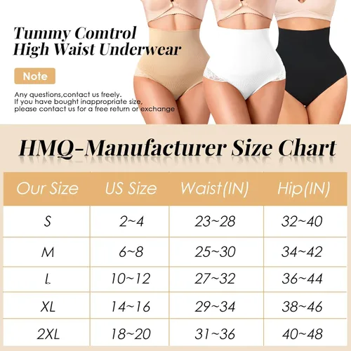 Vista 6 de Ropa interior con control de abdomen para mujer, ropa interior moldeadora de cintura alta, sin costuras, faja moldeadora