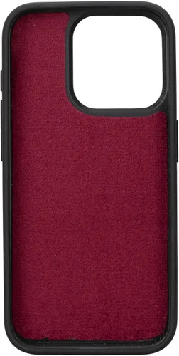 Vista 9 de Bayelon Estuche tipo billetera para iPhone 15 Pro, cartera de cuero desplegable de tres pliegues, cubierta tipo folio magnética desmontable, soporte