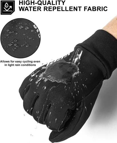 Vista 3 de RIGWARL Guantes impermeables para clima frío y frío, guantes de invierno para hombres y mujeres con pantalla táctil