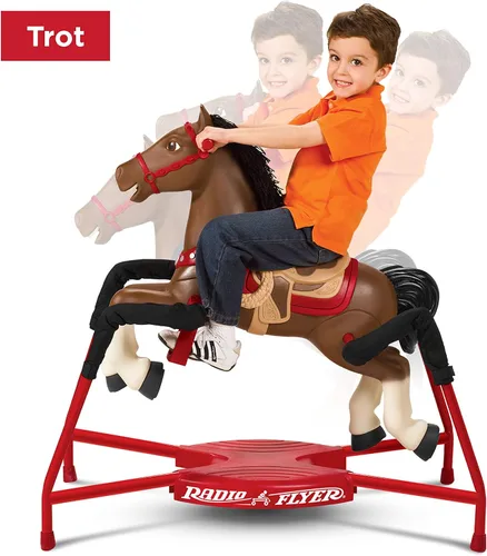 Vista 5 de Radio Flyer Caballo de montar interactivo Blaze