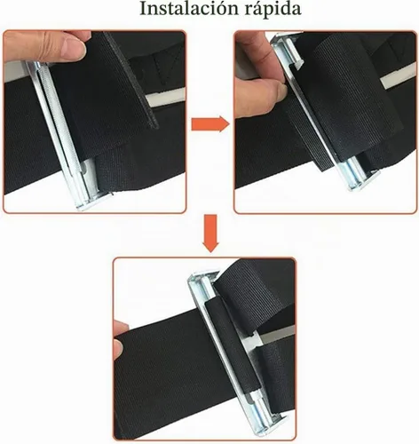 Vista 3 de Correas para mudanza, correas de elevación y movimiento para 2 personas, correas de elevación para 2 mudadores, correa de hombro para mover muebles