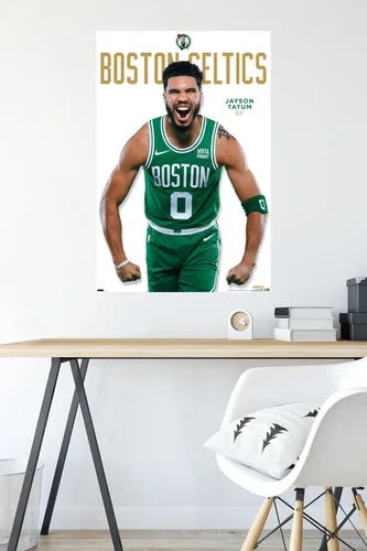 Vista 4 de Trends International NBA Boston Celtics - Póster de pared de la serie 23 de Jayson Tatum