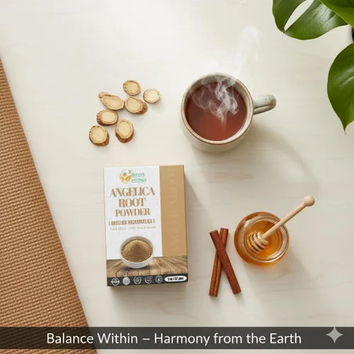 Vista 4 de Herbs Botanica Angélica - Polvo de raíz de angélica 100% pura y natural (Angelica Sinensis) para té de hierbas, bienestar y belleza finamente