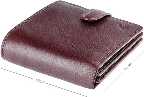 Vista 3 de Visconti Arrezo - Cartera de piel auténtica con bloqueo RFID seguro TSC42, Negro -, Cartera Rfid