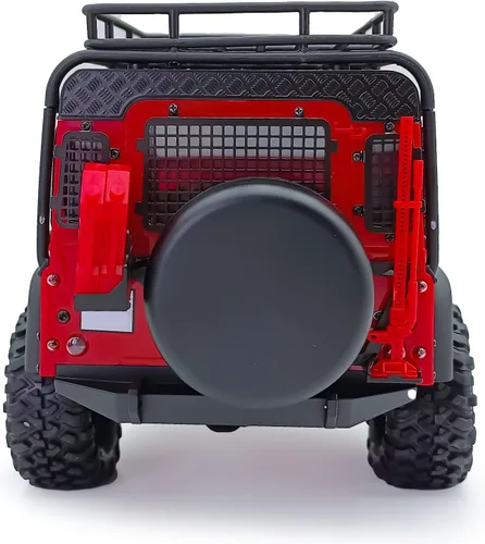Vista 3 de AXSPEED Placa antideslizante de techo de acero inoxidable RC para 1/18 escala TRX4-M Defender Crawler Car Upgrade
