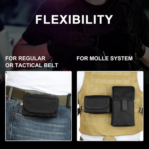Vista 7 de 10 Ronda Shotgun Shotshell Recarga Holder Molle Pouch para 12 Calibre/20G
