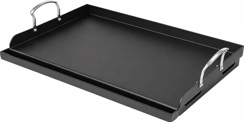Vista 14 de Utheer Parrilla reversible para todas las estufas Camp Chef de 14 y 16 pulgadas, plancha de hierro fundido, para estufa Camp Chef Explorer de 2