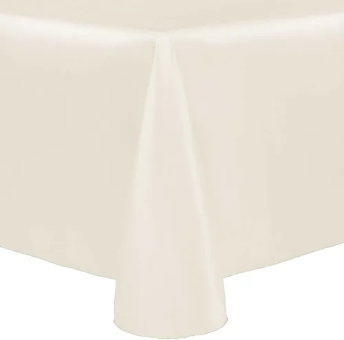 Vista 31 de Ultimate Textile Majestic - Mantel ovalado reversible Shantung Satin (60 x 144 pulgadas), color amarillo claro