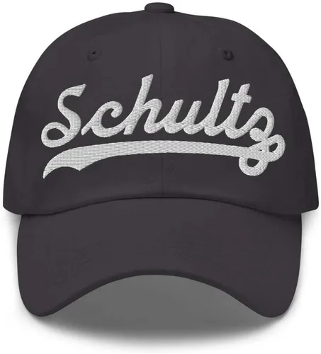 Vista 10 de Schultz Hat Schultz - Gorra de béisbol personalizada con apellido, gorra de apellido de familia, regalo unisex ajustable Black