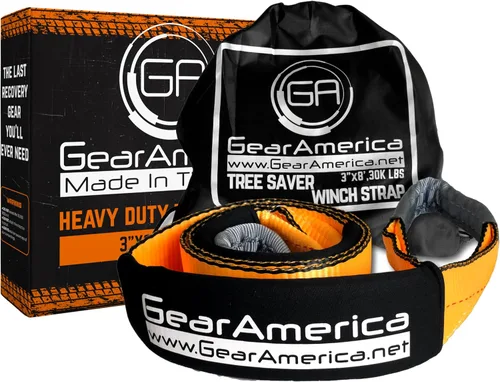 Vista 18 de GearAmerica - Correas de remolque/recuperación 3.1 in x 50