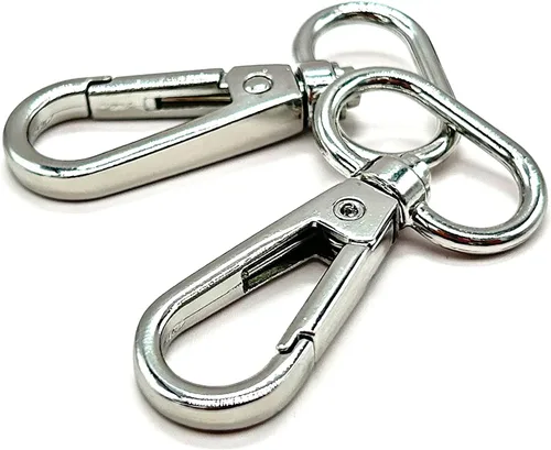 Vista 14 de Cierres giratorios de langosta de 1 pulgada ganchos giratorios 15 clips giratorios de metal de 1 pulgada para puerta de empuje de 1 pulgada