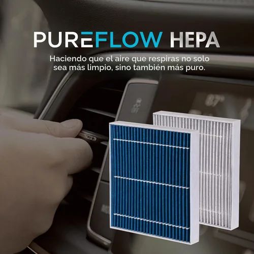Vista 6 de Filtro de aire de cabina Pureflow HEPA PC99525HX Compatible con Hyundai Palisade 2020-22