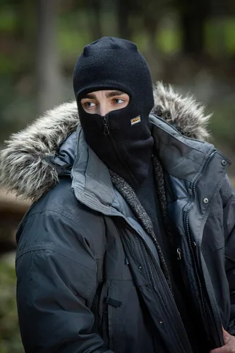 Vista 2 de Pasamontañas reflectante de seguridad con gorro de cremallera ajustable