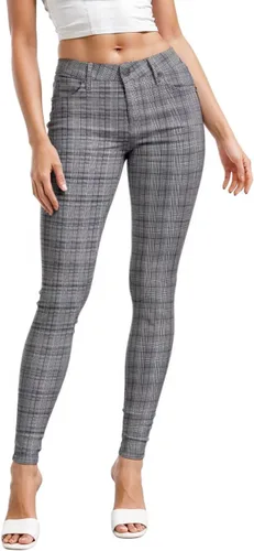 Vista 10 de Hybrid & Company - Pantalones ultraelásticos para mujer, cómodos y ajustados, para el trabajo y ocasiones informales Negro