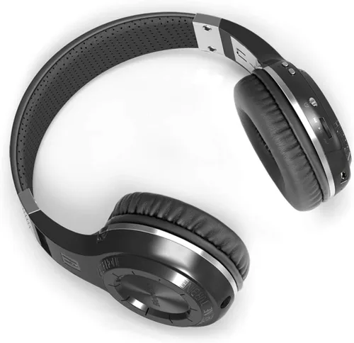 Vista 3 de Bluedio HTCAW001 Audífonos que se ubican alrededor del oído con Bluetooth 4.1, estéreo, inalámbricos. Negro