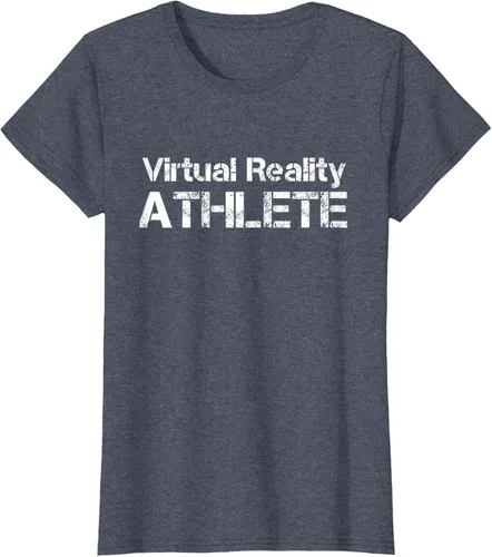 Vista 85 de Virtual Reality ATHLETE for VR Gamers Camiseta, Negro, S