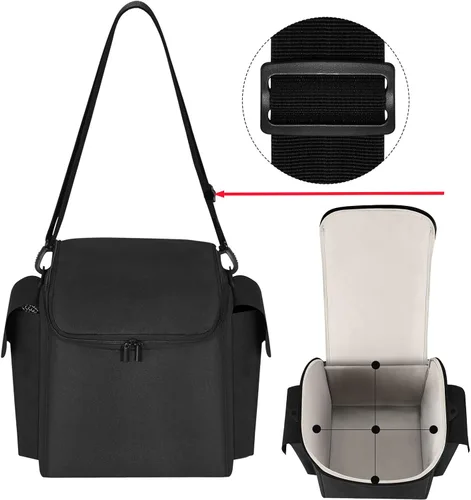 Vista 2 de Funda de viaje para JBL Partybox Encore Funda protectora para altavoces, bolsa de almacenamiento compatible con JBL Partybox Encore Essential Funda