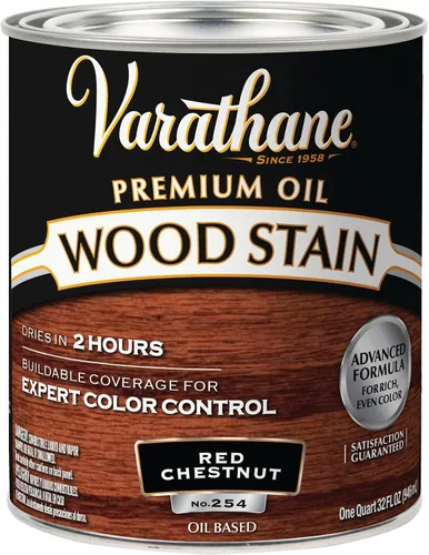 Vista 30 de 1 cuarto de galón Rust-Oleum Brands 211728H Gunstock Varathane - Tinte para madera interior a base de aceite (paquete de 2)