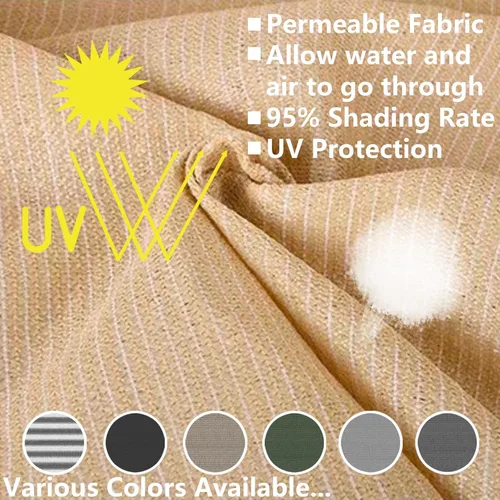 Vista 4 de POYEE - Cubierta de privacidad para balcón, color negro, 3 x 10 pies, para apartamentos y patios UV Protection Weather Resistant Shade Cloth for