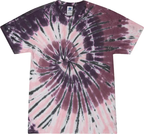 Vista 45 de Colortone Camisetas Tie Dye para Hombre y Mujer - Camisetas de manga corta unisex Tie-Dye para adultos Acadia