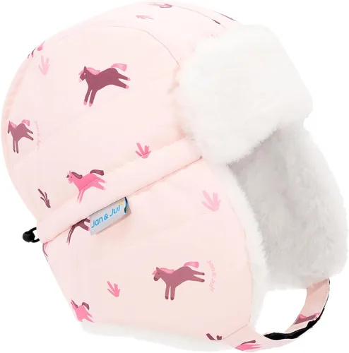 Vista 26 de JAN & JUL Gorro de invierno impermeable para bebés y niños Oso