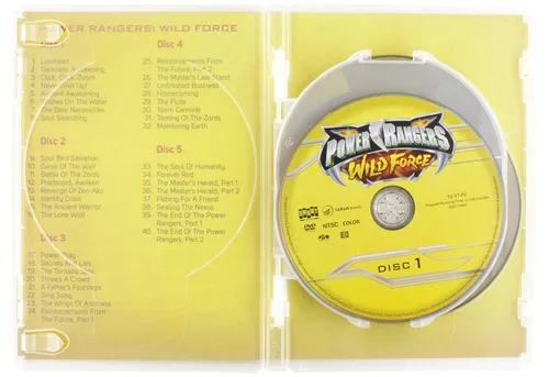 Vista 3 de Power Rangers Wild Force The Complete Series