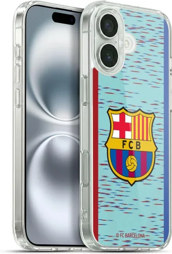 Vista 65 de Head Case Designs Funda de gel suave con licencia oficial del FC Barcelona Away 2023/24 compatible con Apple iPhone 7 Plus/iPhone 8 Plus