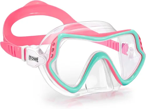 Vista 11 de Gafas de natación para niños con cubierta de nariz para jóvenes de 8 a 15 años, antivaho HD Visión Gafas de piscina gafas de natación de agua