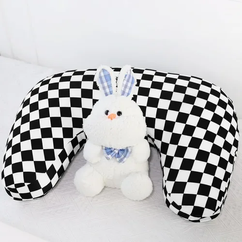 Vista 8 de DILIMI Funda de almohada de lactancia, funda de lactancia suave y elástica para almohada de lactancia materna, extraíble para bebés niños y niñas