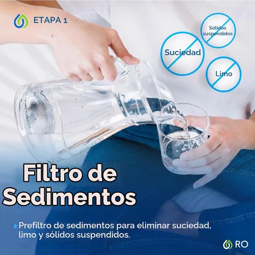 Vista 5 de Kind Water Sistema de agua potable de ósmosis inversa de 6 etapas con grifo de níquel cepillado (níquel cepillado)