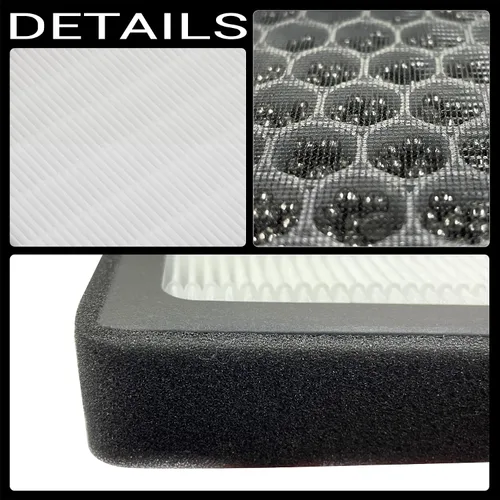 Vista 9 de Filtro de aire de cabina HEPA prémium mejorado con carbón activado para Toyota Tacoma 2005-2023 2013-2016 Dodge Dart 2003-2008 PONTIAC VIBE CF10374