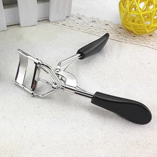 Vista 3 de Rizador de pestañas para mujer, rizador de pestañas de ojos, herramienta cosmética de maquillaje para mujer, rizador de pestañas portátil con agarre